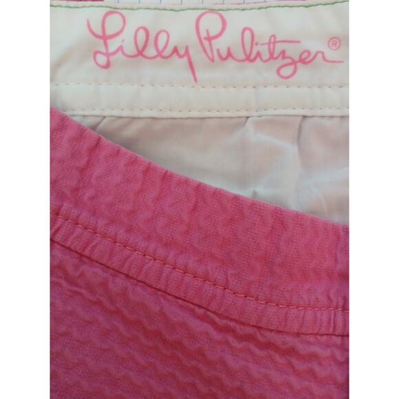 Lilly Pulitzer Pink The Buttercup Shorts w/ Pockets 100% Cotton 0 - Picture 2 of 10